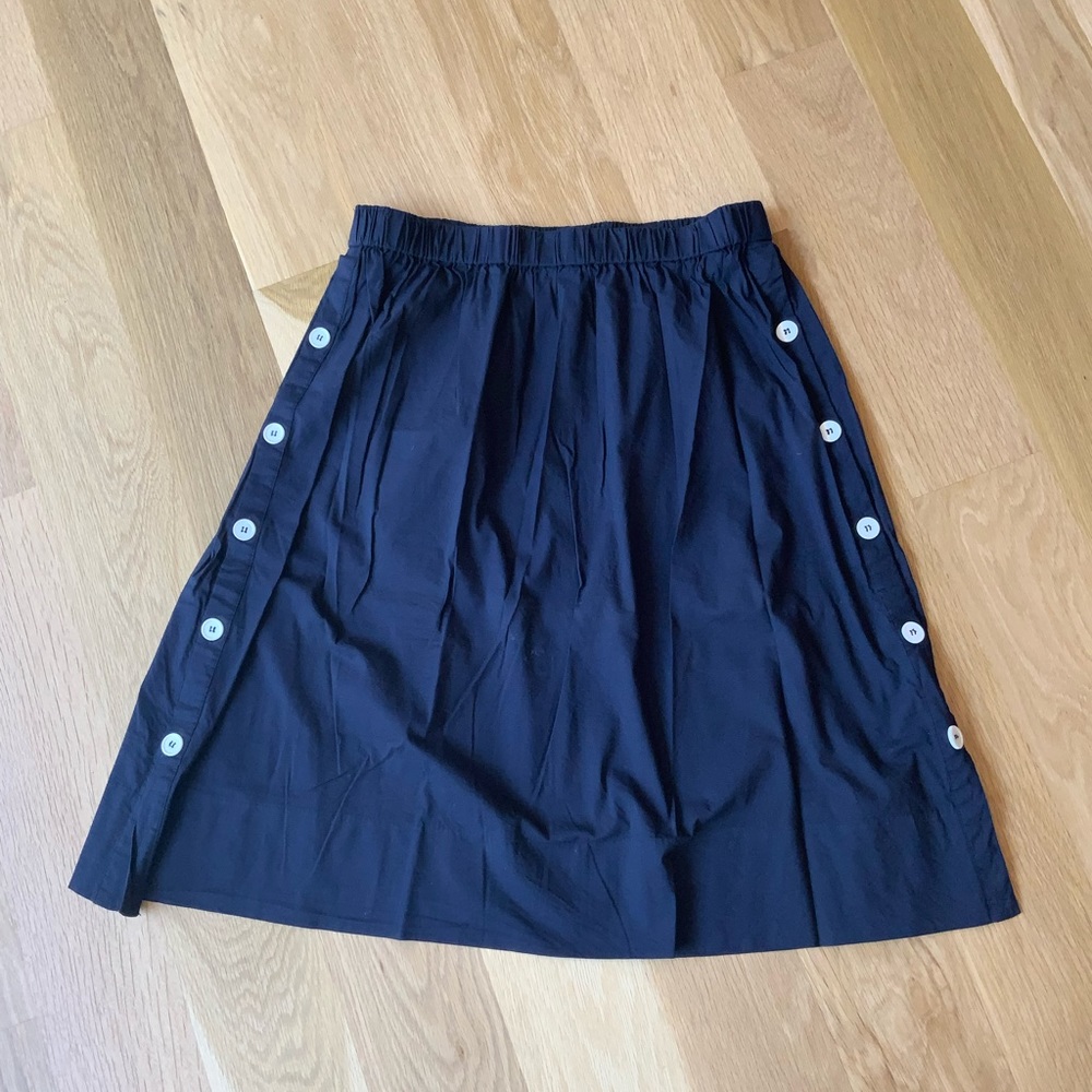 Gibson Latimer midi skirt. Size L. Navy blue